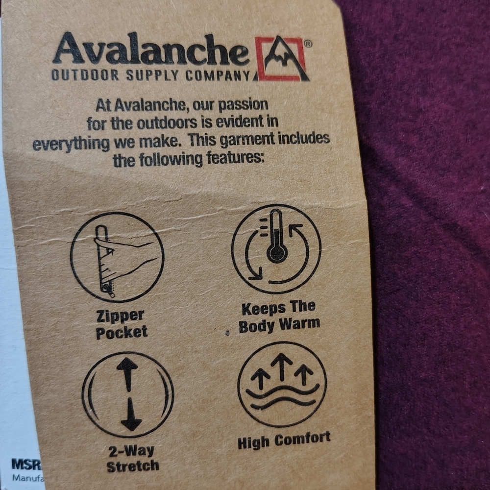 Avalanche Crewneck Thermal Long Sleeve Shirt - Picture 4 of 9